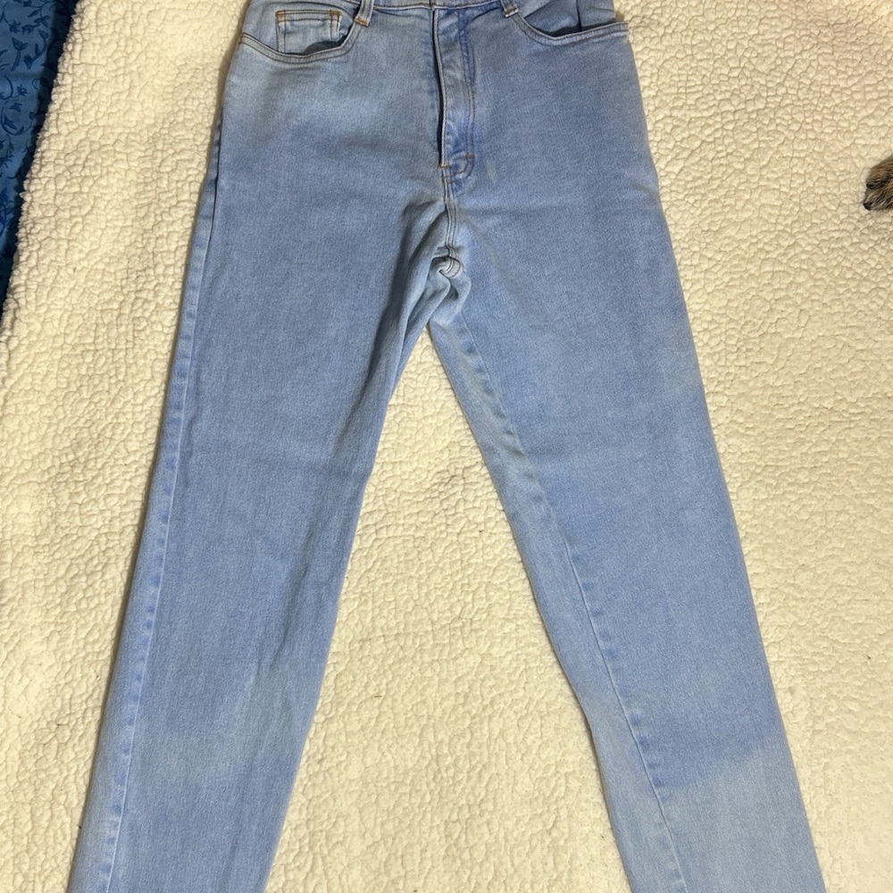 JORDACHE no back pockets, Light Blue High Waisted Women's Jeans